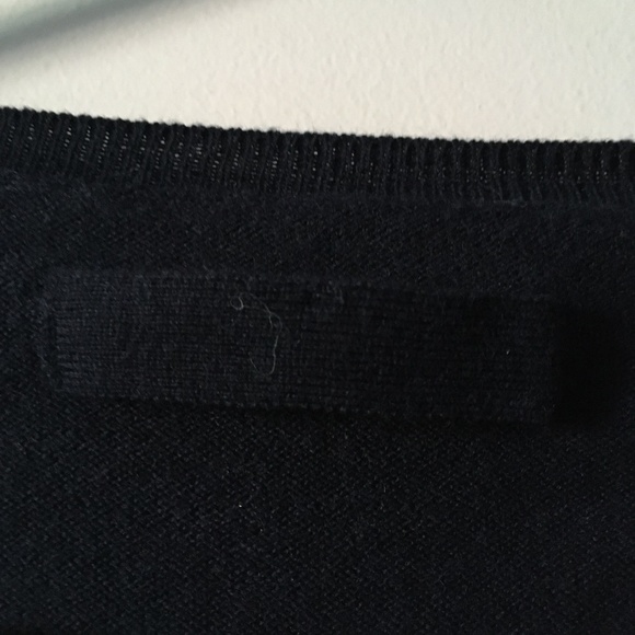 Mens PRADA Navy Blue Cotton + Cashmere V Neck Sweater Size 54 XL XXL - Picture 6 of 6